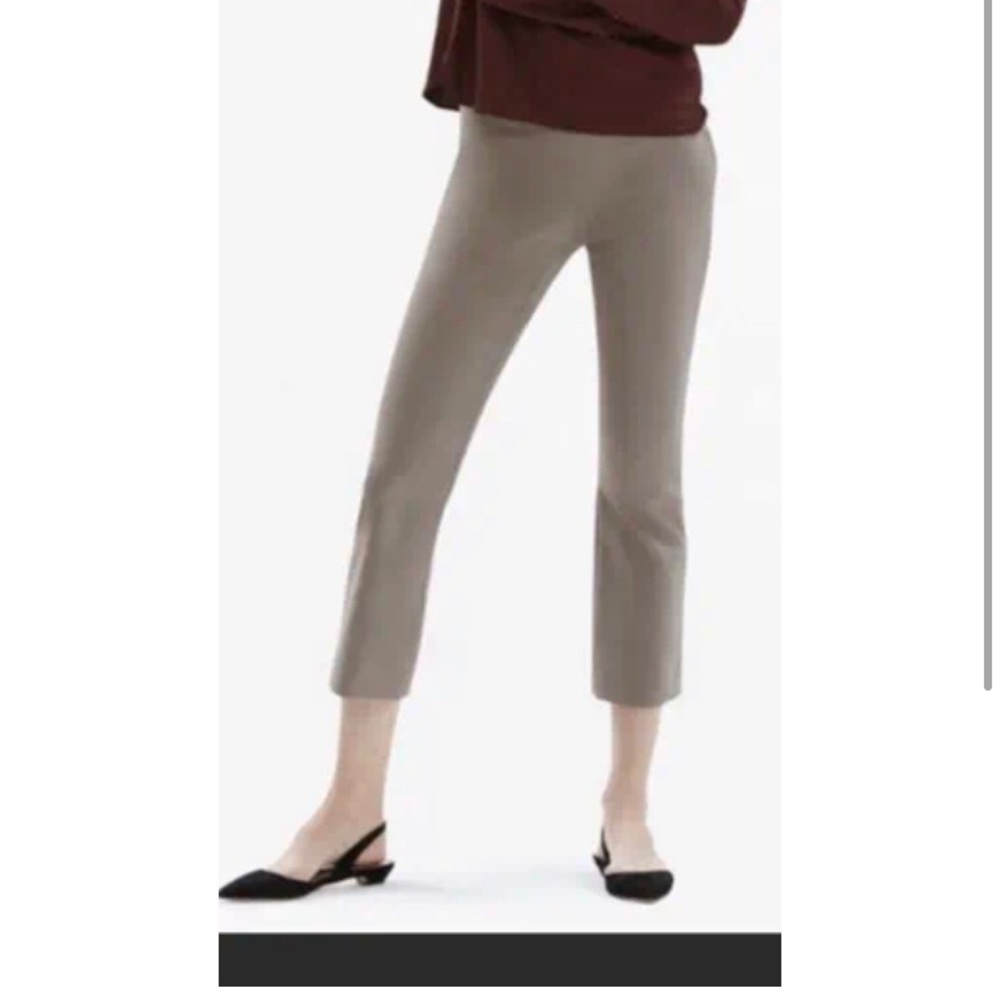 MM LAFLEUR Oshima Cropped Pants: Tan (Size 10)